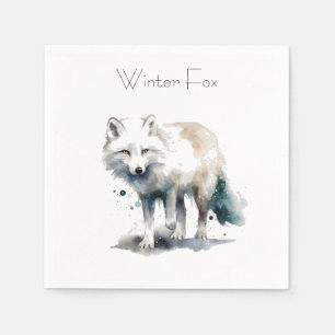 Servilleta De Papel Belleza ártica: personalizado de Winter Fox