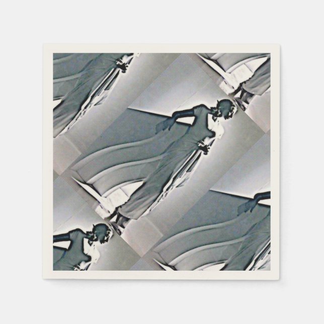 Servilleta De Papel belleza artística-deco (Anverso)