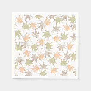Servilleta De Papel Belleza de hojas de otoño