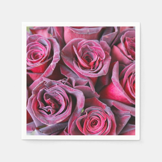 Servilleta De Papel Belleza de terciopelo (Anverso)