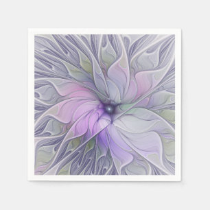 Servilleta De Papel Belleza Impresionante Arte Fractal Abstracto Moder