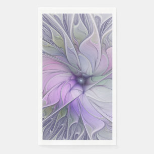 Servilleta De Papel Belleza Impresionante Arte Fractal Abstracto Moder