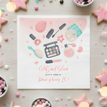 Belleza spa glitz y fiesta de cumpleaños glam