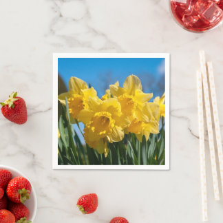 Servilleta De Papel Bellos Daffodis Amarillos
