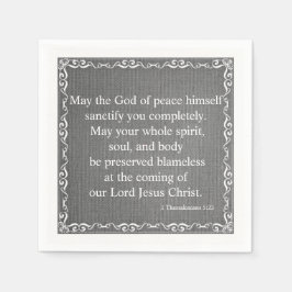 Servilleta De Papel Bendición de la Biblia del Nuevo Testamento - 1 Te