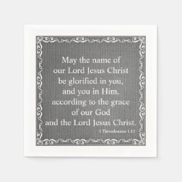 Servilleta De Papel Bendición de las Escrituras Biblias - 2 Tesalonian