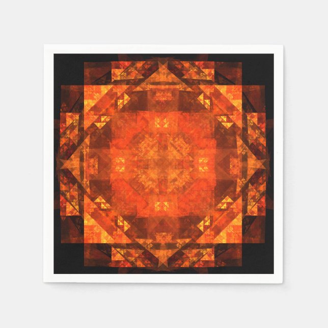 Servilleta De Papel Bendición del arte abstracto (Anverso)