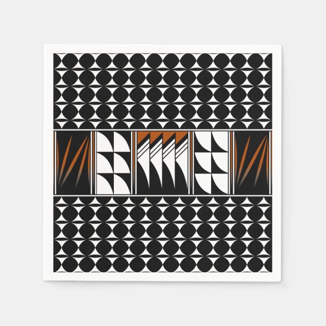 Servilleta De Papel Bendiciones de la pluma del suroeste (Anverso)