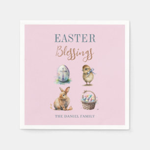 Servilleta De Papel Bendiciones de Pascua