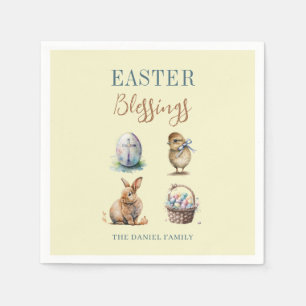 Servilleta De Papel Bendiciones de Pascua