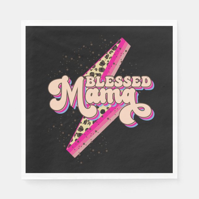 Servilleta De Papel Bendita mamá (Anverso)