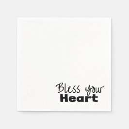 Servilleta De Papel Bendito sea tu corazón