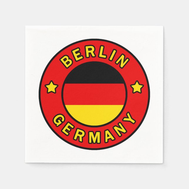 Servilleta De Papel Berlín Alemania (Anverso)