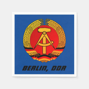 Servilleta De Papel Berlín, DDR - República Democrática Alemana