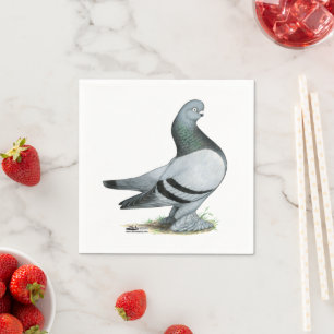 Servilleta De Papel Berliner Tumbler Pigeon Blue Bar