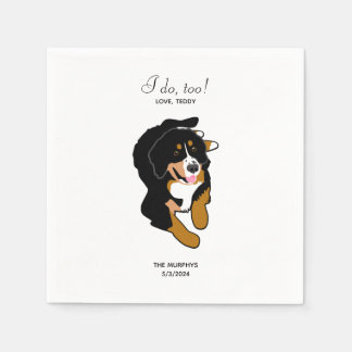 Servilleta De Papel Bernese Mountain Dog Boda Cocktail Napkins