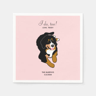Servilleta De Papel Bernese Mountain Dog Boda Cocktail Napkins