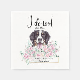 Servilleta De Papel Bernese Mountain Dog Boda Cocktail Napkins