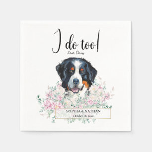 Servilleta De Papel Bernese Mountain Dog Boda Cocktail Napkins