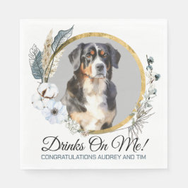 Servilleta De Papel Bernese Mountain Dog Boda Napkins