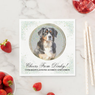 Servilleta De Papel Bernese Mountain Dog Boda Napkins