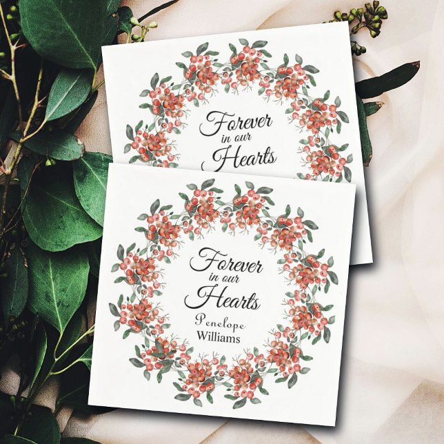 Servilleta De Papel Berries Forestales En La Memoria Amada (Subido por el creador)