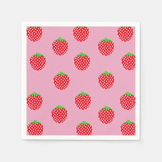 Servilleta De Papel Berry Beautiful Summer (Anverso)