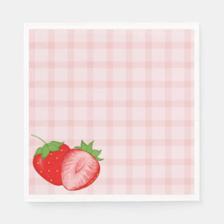 Servilleta De Papel Berry First Birthday Party Napkins