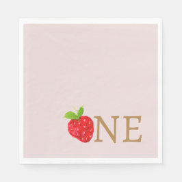 Servilleta De Papel Berry First First Strawberry Birthday