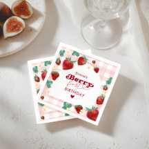 Berry Primer Chica de cumpleaños primer cumpleaños