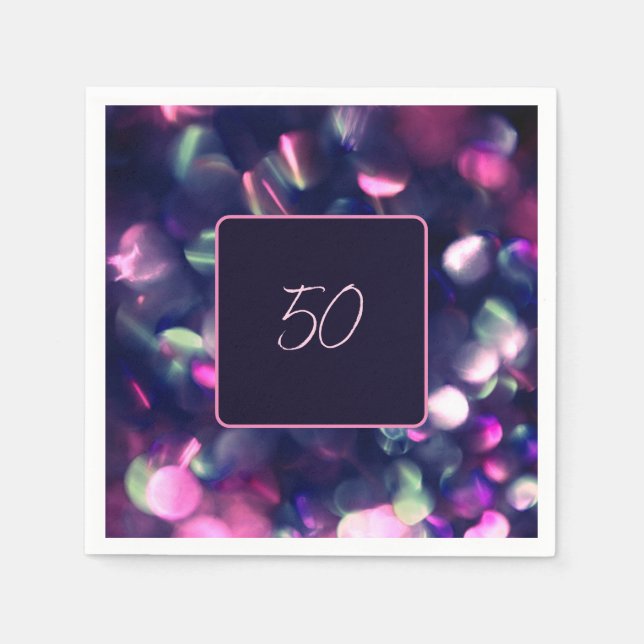 Servilleta De Papel Berry Sparkle Paper (Anverso)