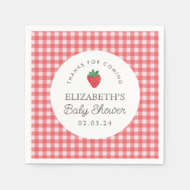 Servilleta De Papel Berry Sweet Baby Shower Picnic