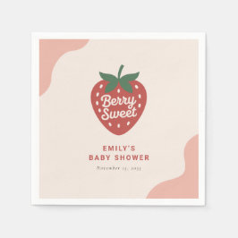 Servilleta De Papel Berry Sweet Cute Baby Shower