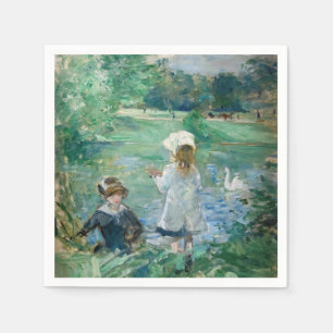 Servilleta De Papel Berthe Morisot - Beside a Lake / Au bord du lac