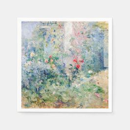Servilleta De Papel Berthe Morisot - El jardín de Bougival