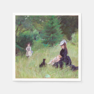 Servilleta De Papel Berthe Morisot - En un parque / Dans le parc
