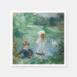 Servilleta De Papel Berthe Morisot - Junto a un lago