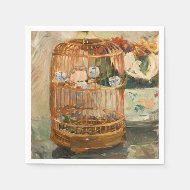 Servilleta De Papel Berthe Morisot - La jaula (Anverso)