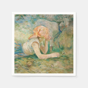 Servilleta De Papel Berthe Morisot - Pastora descansando