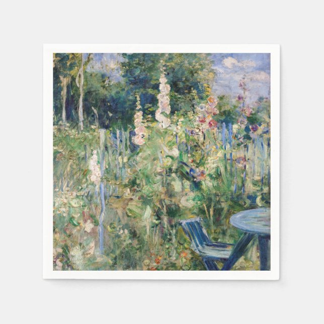 Servilleta De Papel Berthe Morisot - Rosas Tremieres (Anverso)