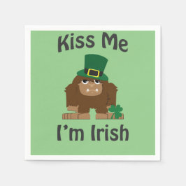 Servilleta De Papel Bésame, soy irlandés.