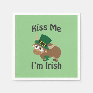 Servilleta De Papel Bésame, soy irlandés Yak