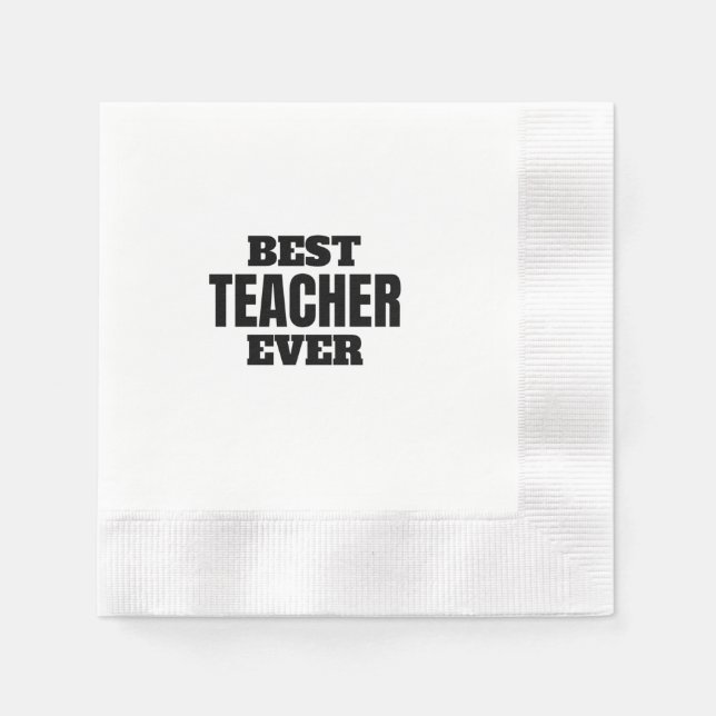 Servilleta De Papel best teacher ever (Anverso)
