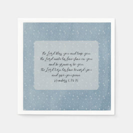 Servilleta De Papel Biblia cristiana versus arte