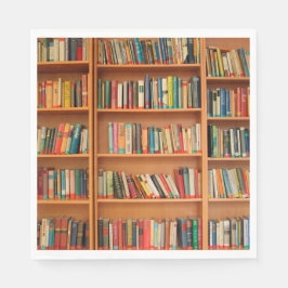 Servilleta De Papel Biblioteca de libros Librería Lectura de Bookworm