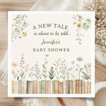 Biblioteca de nuevos cuentos Baby Shower Neutro en