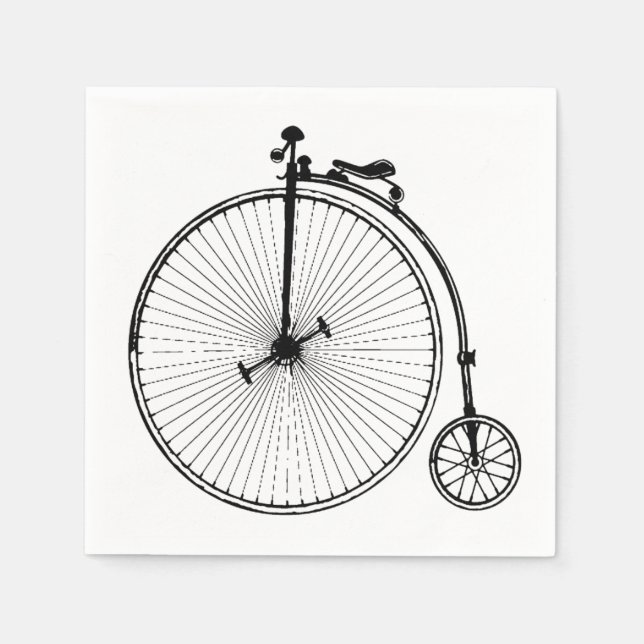 Servilleta De Papel Bicicleta Antigüa (Anverso)