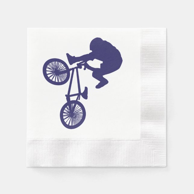 Servilleta De Papel Bicicleta BMX (Anverso)