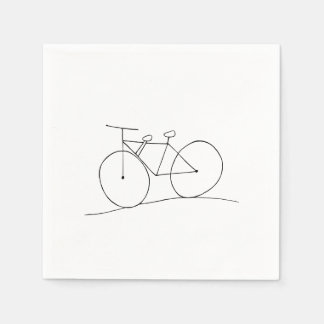 Servilleta De Papel Bicicleta con dos plazas de asiento
