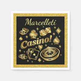 Servilleta De Papel Bienes Fiestas de Napkins Fiesta del Casino
